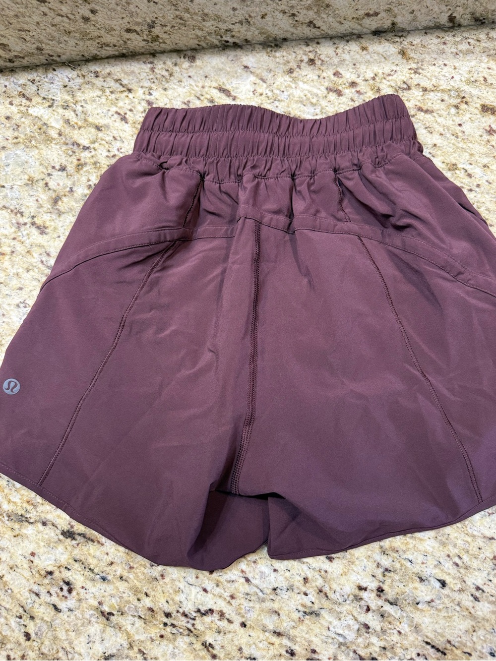 lululemon athletica Women's High-Rise Plum Athletic Shorts